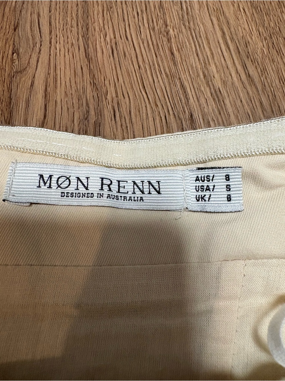 Anthropologie Mon Renn Cream Strapless Crochet Knit Mini Dress NWOT - Picture 5 of 15